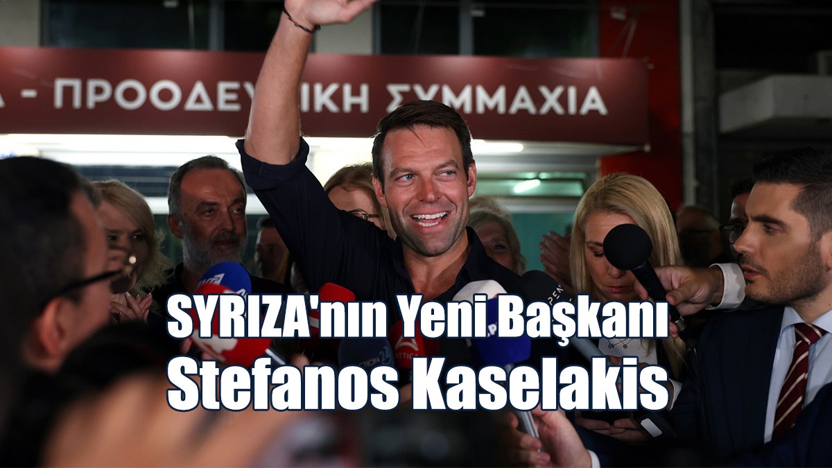 SYRIZA'nın Yeni Başkanı Stefanos Kaselakis