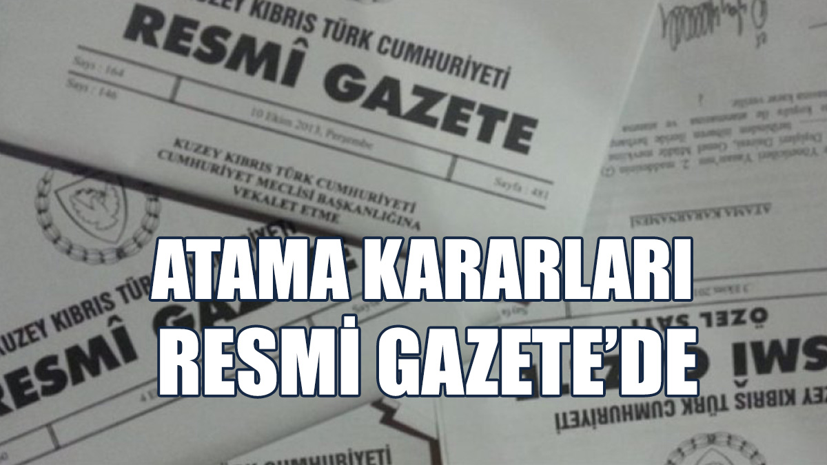 Atamalar Açıklandı...