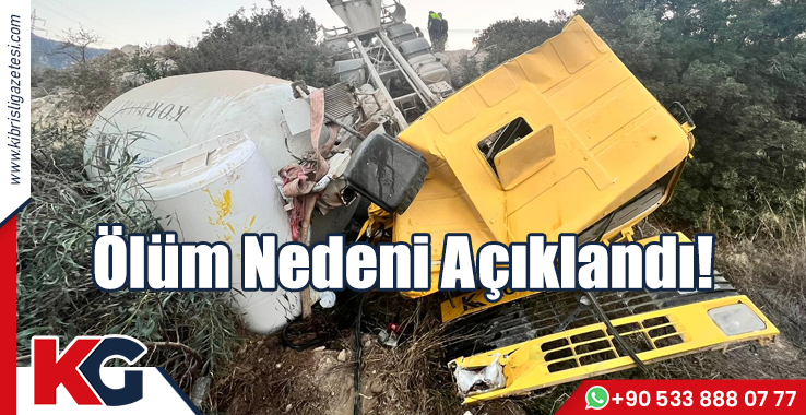 Ölüm Nedeni Açıklandı!
