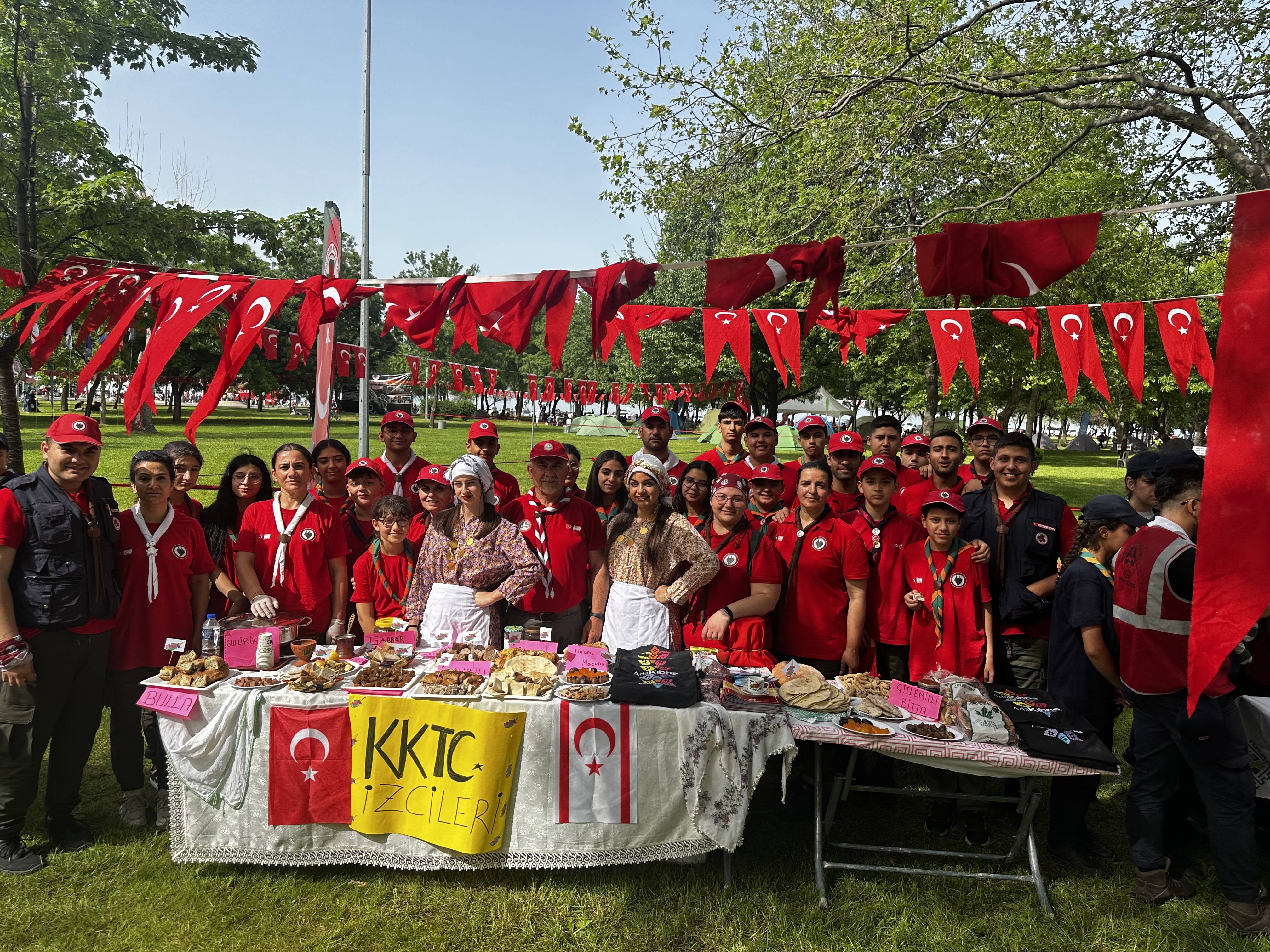 İzcilik Federasyonu, Samsun'da Kurtuluşa İlk Adım Milli Bilinç Kampı'na katıldı