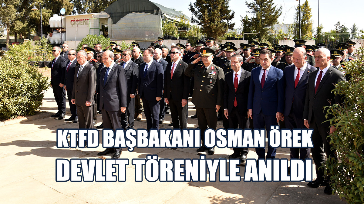 Tatar: Osman Örek Kıbrıs Türk Halkına Büyük Hizmetler Verdi