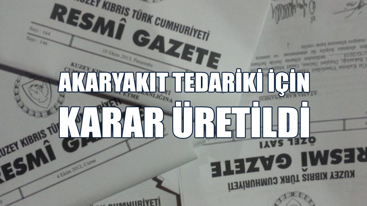 Türkiye Ve İsrail Dışındaki Ülkelerden De Akaryakıt Tedariki İçin Karar Üretildi