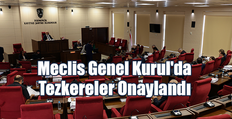 Meclis Genel Kurul'da Tezkereler Onaylandı