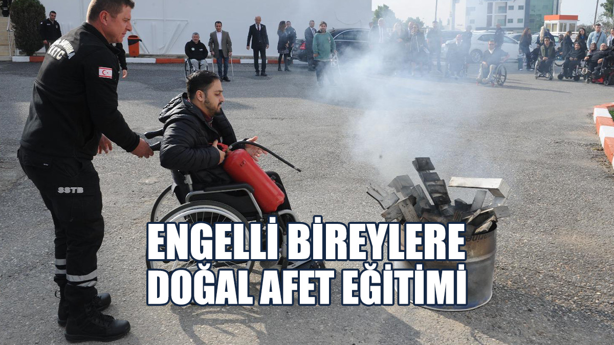 Sivil Savunma’dan Engelli Bireylere Doğal Afet Eğitimi