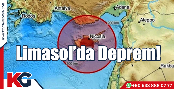 Limasol'da Deprem!