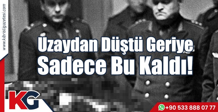 Uzaydan Düştü Geriye Sadece Bu Kaldı!