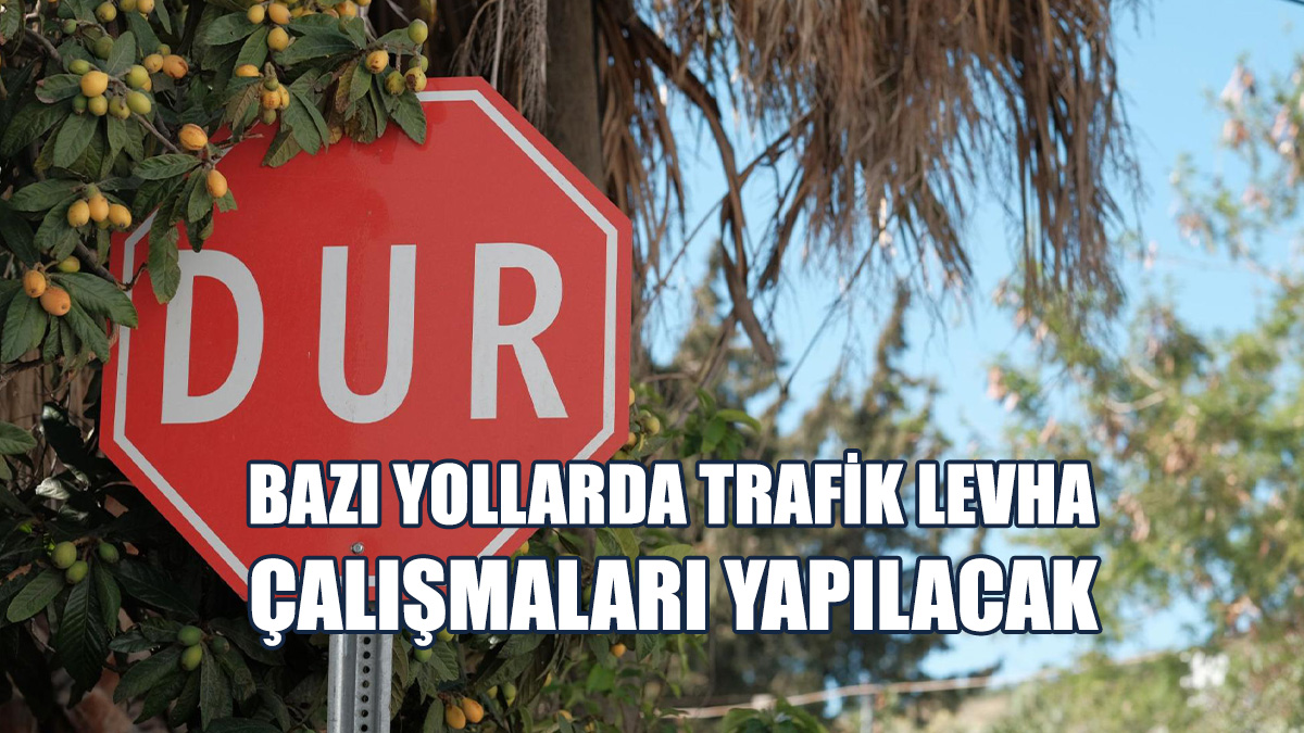 Bazı Yollarda Düşey İşaretleme Trafik Levha Çalışmaları Yapılacak