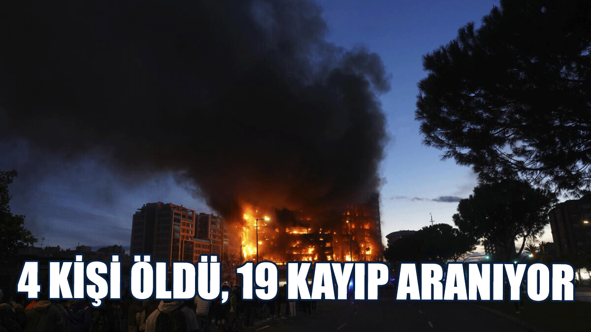 İspanya'da 14 Katlı Apartman Yandı