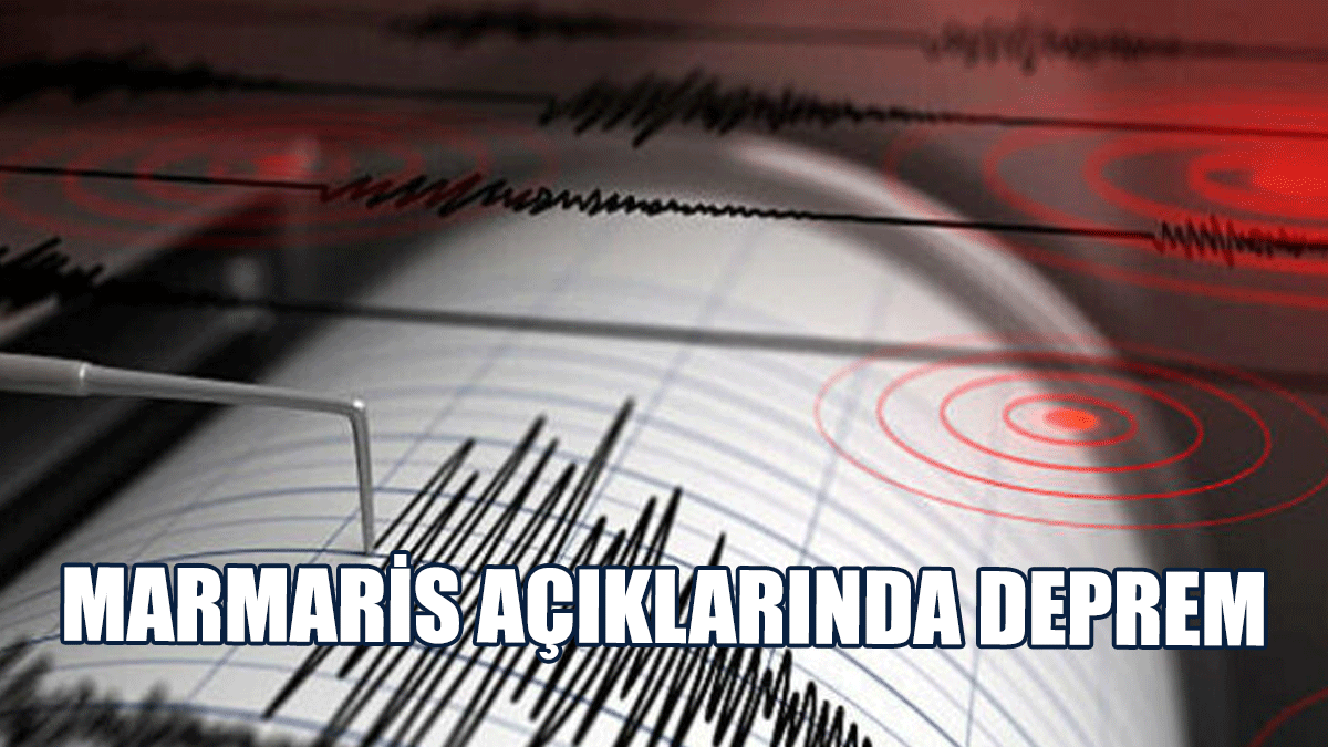 Marmaris Açıklarında 4,4 Büyüklüğünde Deprem