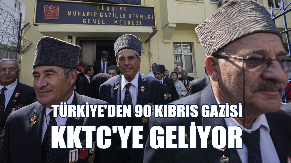 Türkiye'den 90 Kıbrıs Gazisi KKTC'ye Geliyor