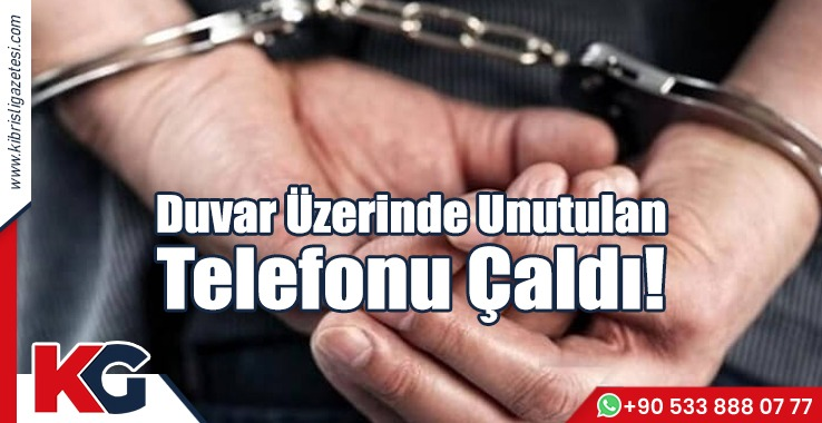 Duvar Üzerinde Unutulan Telefonu Çaldı!