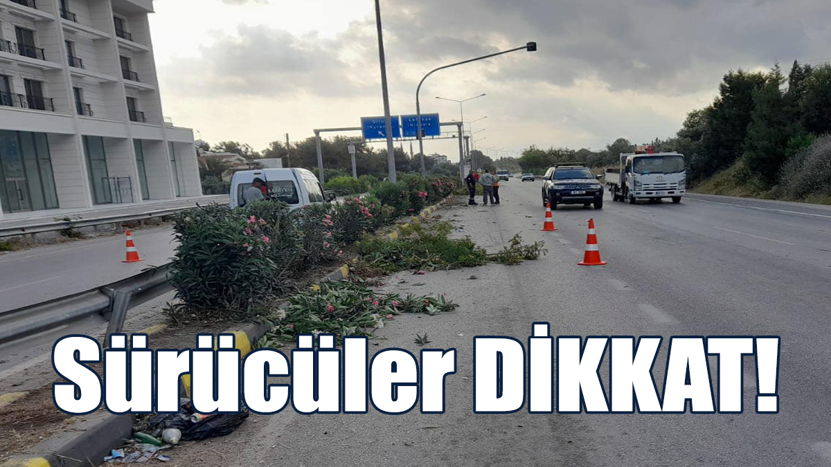 Çevre Yolu Üzerinde Temizlik Çalışmalarına Başladı