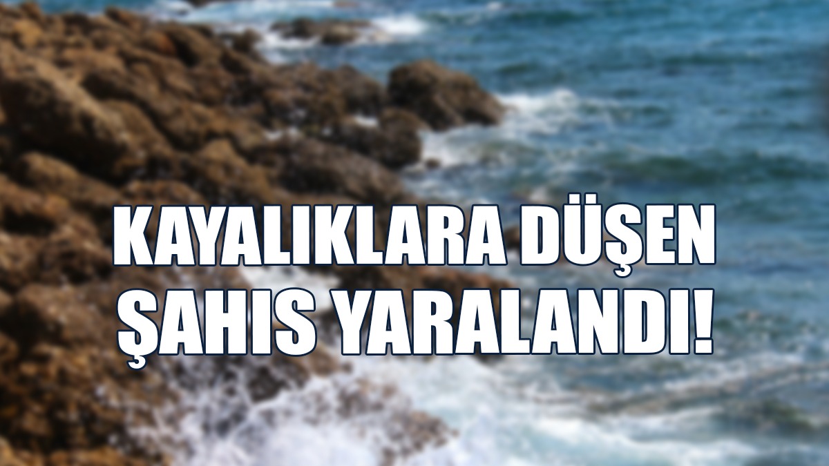 Gemikonağı’nda Kayaların Üzerine Düşen Şahıs Yaralandı