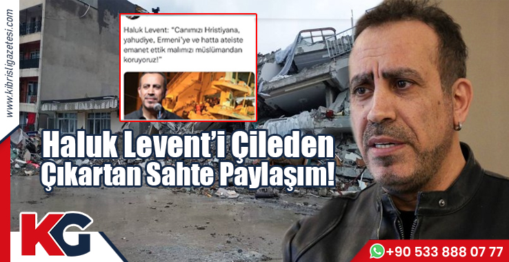 Haluk Levent’i Çileden Çıkartan Sahte Paylaşım!