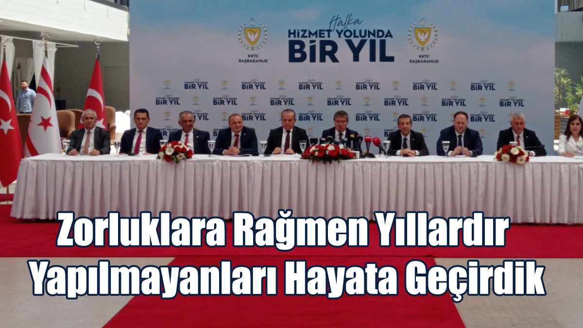 Üstel: Zorluklara Rağmen Yıllardır Yapılmayanları Hayata Geçirdik