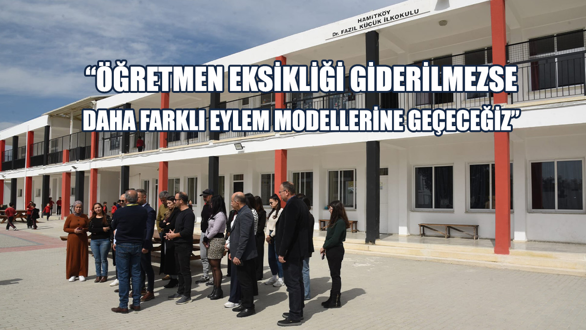 KTÖS, Dr. Fazıl Küçük İlkokulu’ndaki Öğretmen Eksikliğine Dikkat Çekti