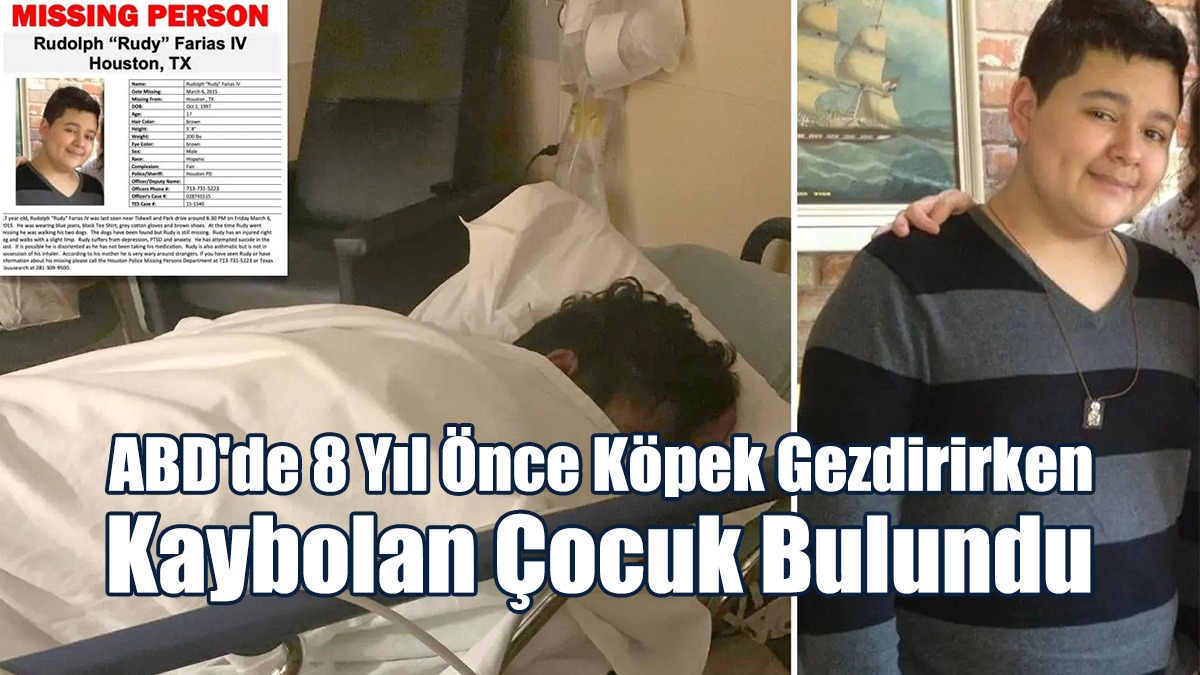 ABD'de 8 Yıl Önce Köpek Gezdirirken Kaybolan Çocuk Bulundu