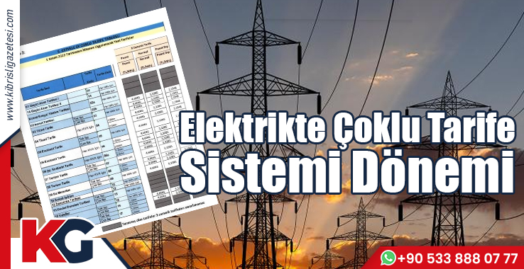 Elektrikte Çoklu Tarife Sistemi Dönemi