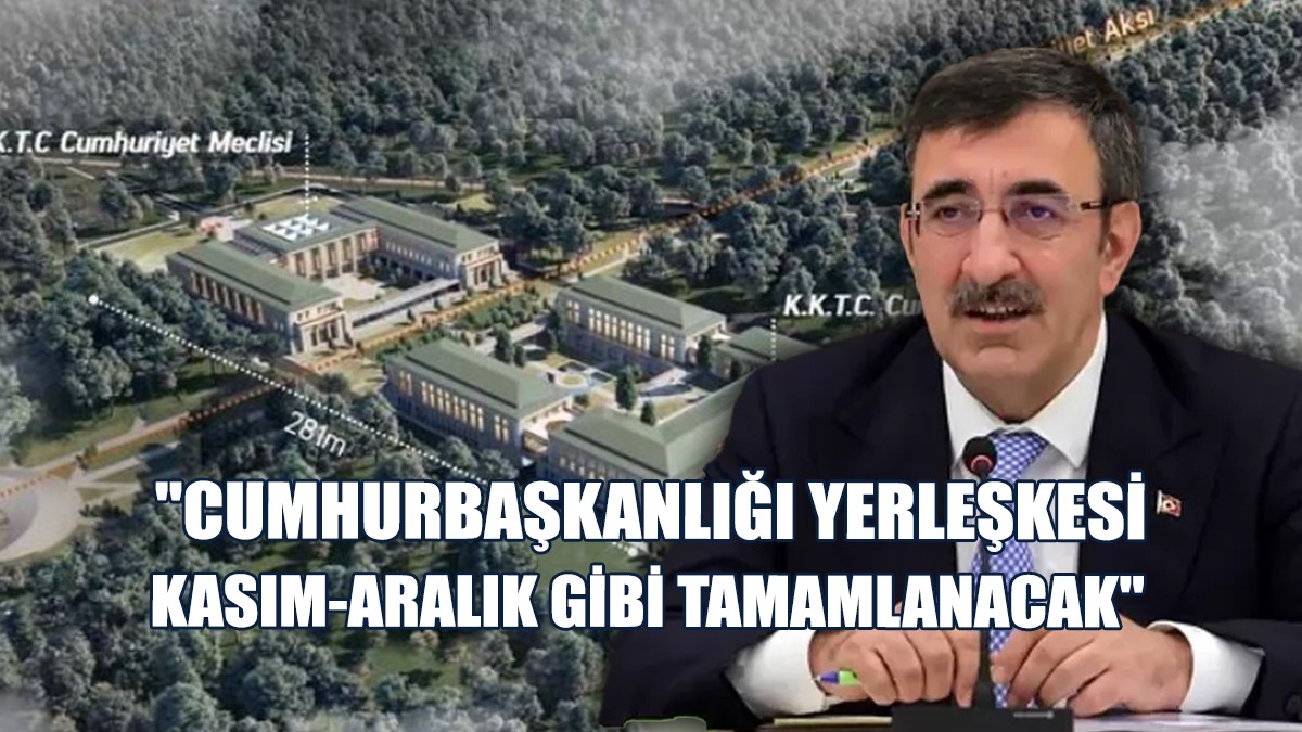 Cevdet Yılmaz’dan ‘Cumhurbaşkanlığı Yerleşkesi’ Açıklaması...