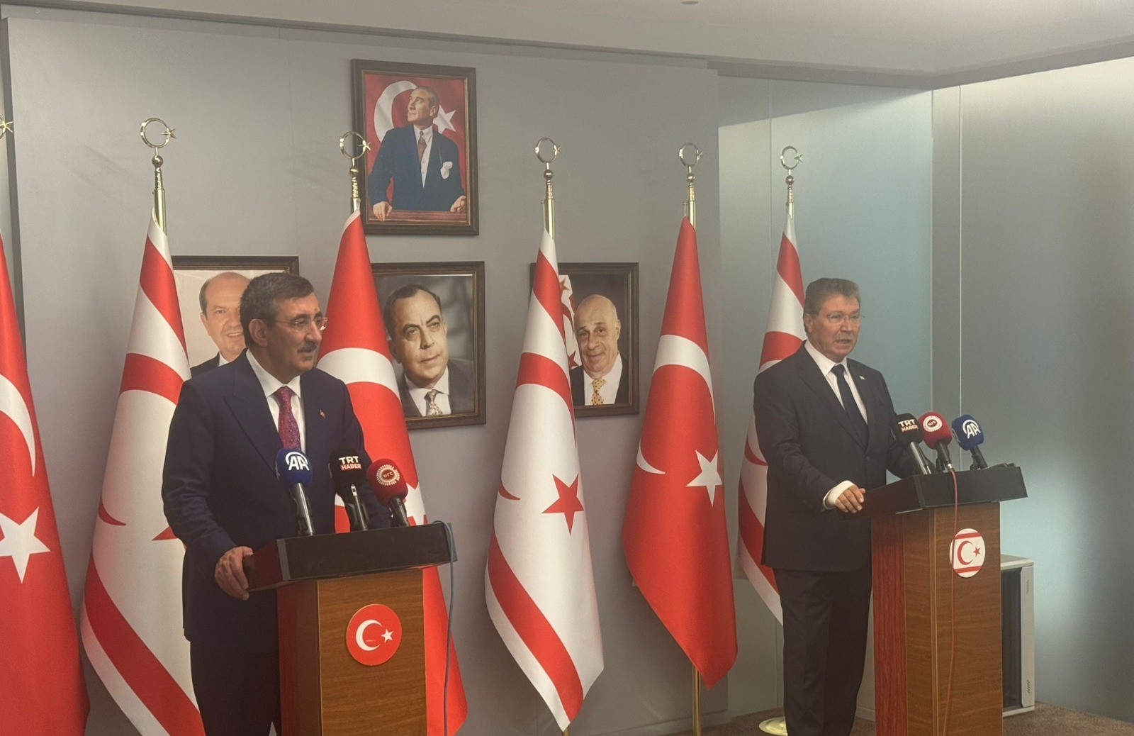 Türkiye Cumhurbaşkanı Yardımcısı Cevdet Yılmaz KKTC’de