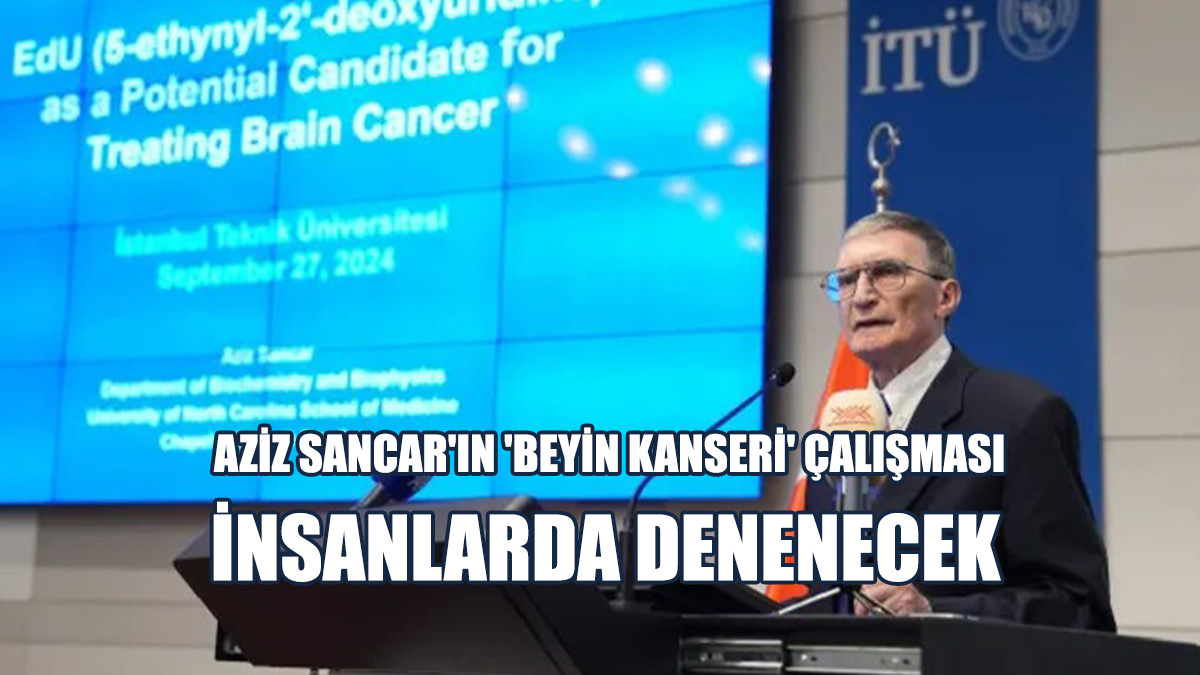 Aziz Sancar'ın 'Beyin Kanseri' Çalışması İnsanlarda Denenecek
