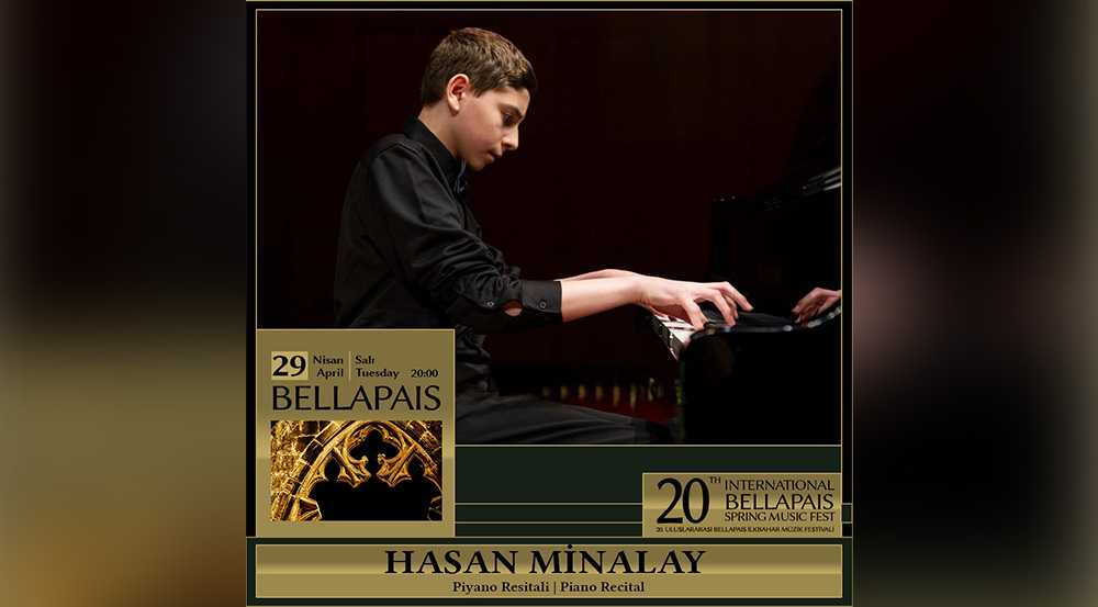 13 Yaşındaki Piyanist Hasan Minalay Resital verecek