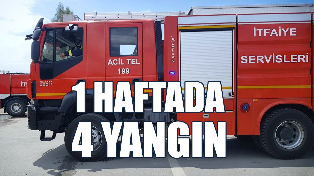 Haftalık İtfaiye Raporu Açıklandı...