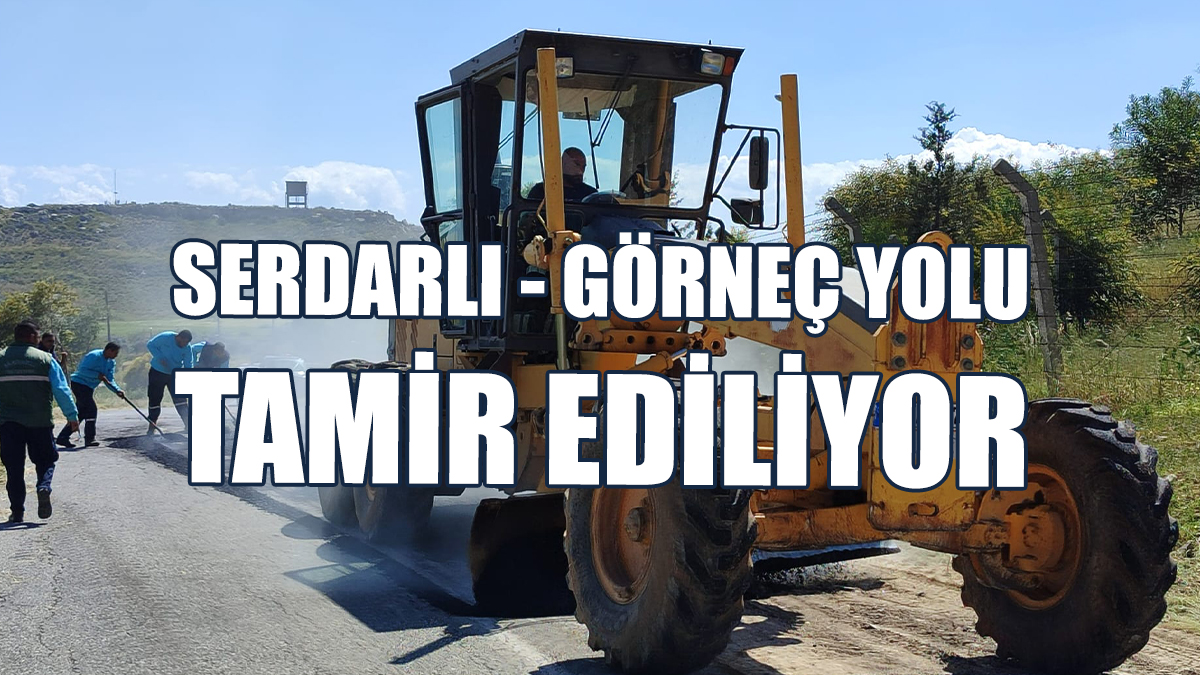 Serdarlı - Görneç Yolu Tamir Ediliyor