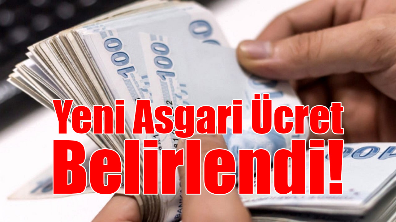 Yeni Asgari Ücret Belirlendi!