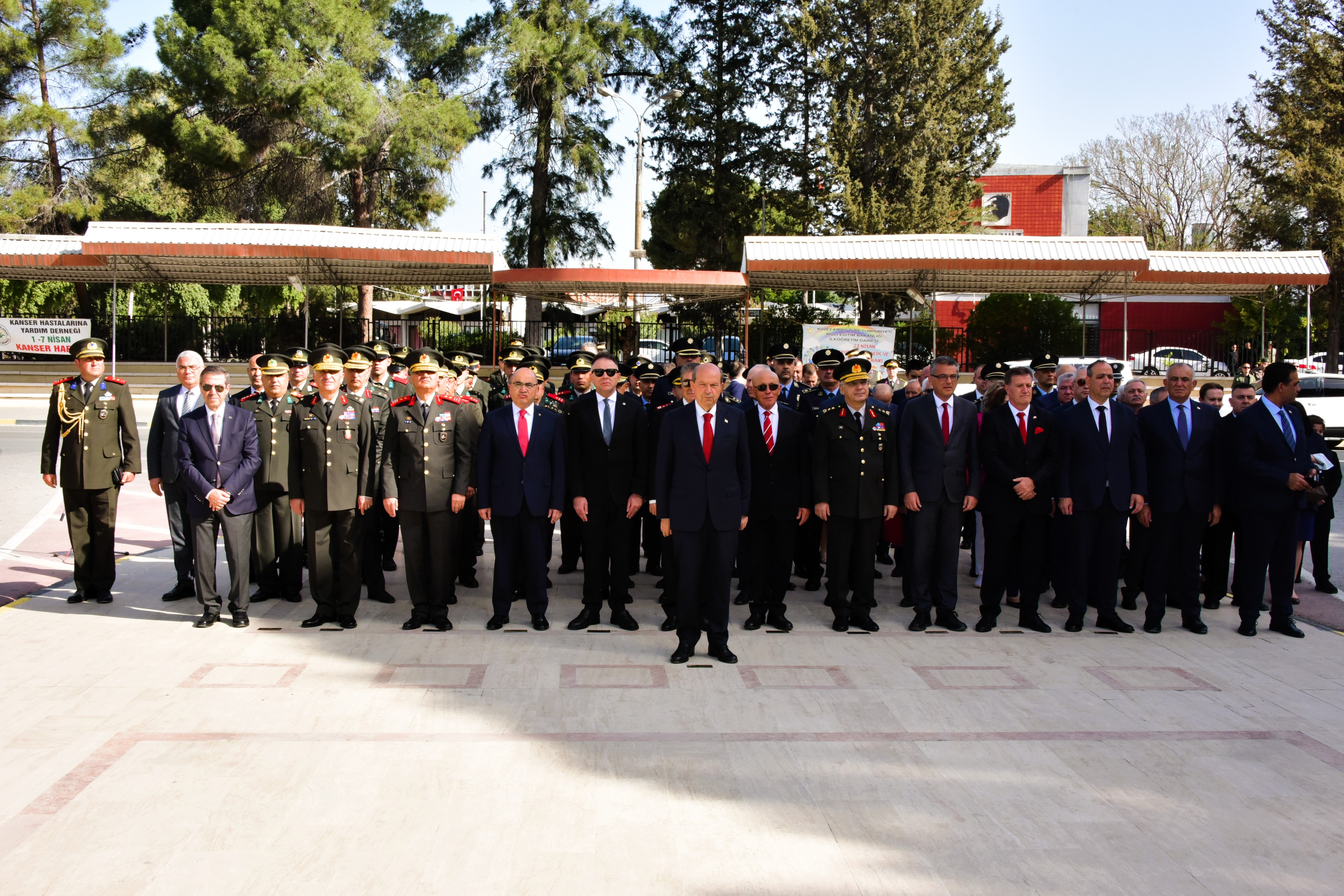 Lefkoşa Atatürk Anıtı'nda tören düzenlendi