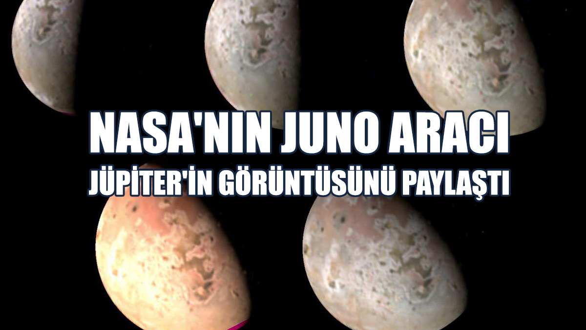 NASA'nın Juno Aracı, Jüpiter'in Görüntüsünü Paylaştı
