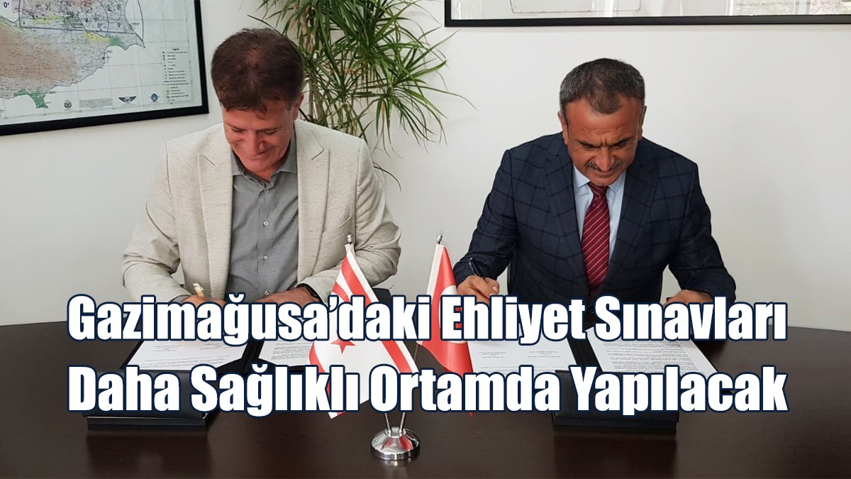 Gazimağusa’daki Ehliyet Sınavları Daha Sağlıklı Ortamda Yapılacak