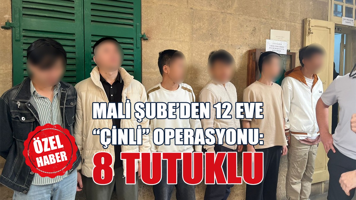 Sanal Bahis Operasyonunda Tutuklanan 8 Çinli Mahkemeye Çıkarıldı