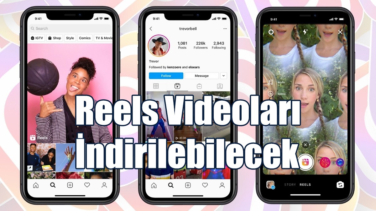 Reels Videoları İndirilebilecek