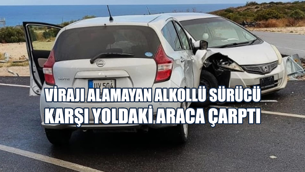 Yenierenköy-Dipkarpaz Ana Yolunda Kaza!