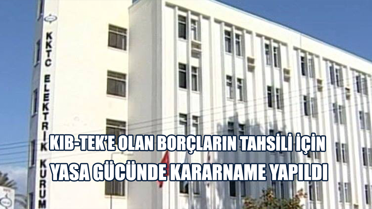 Kararname Resmi Gazete'de Yayımlandı