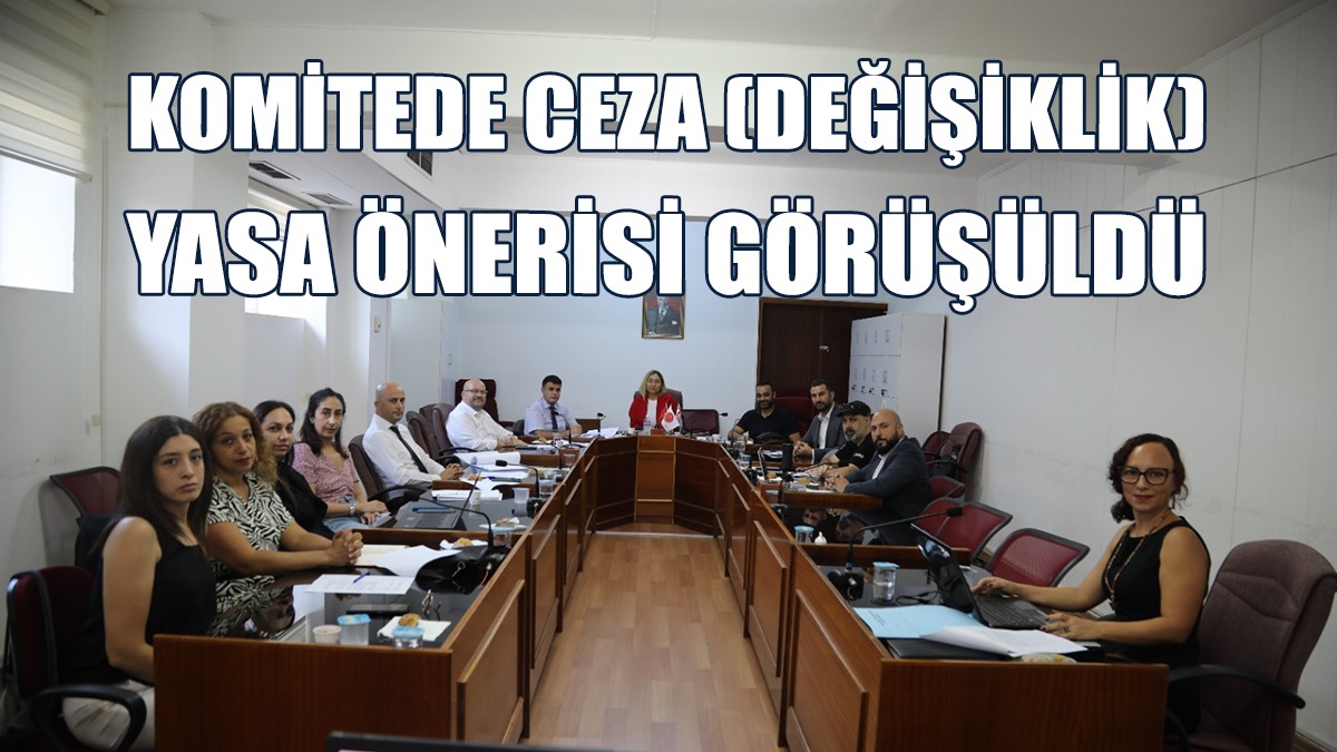 Meclis Komitesi’nde Ceza (Değişiklik) Yasa Önerisi Görüşüldü