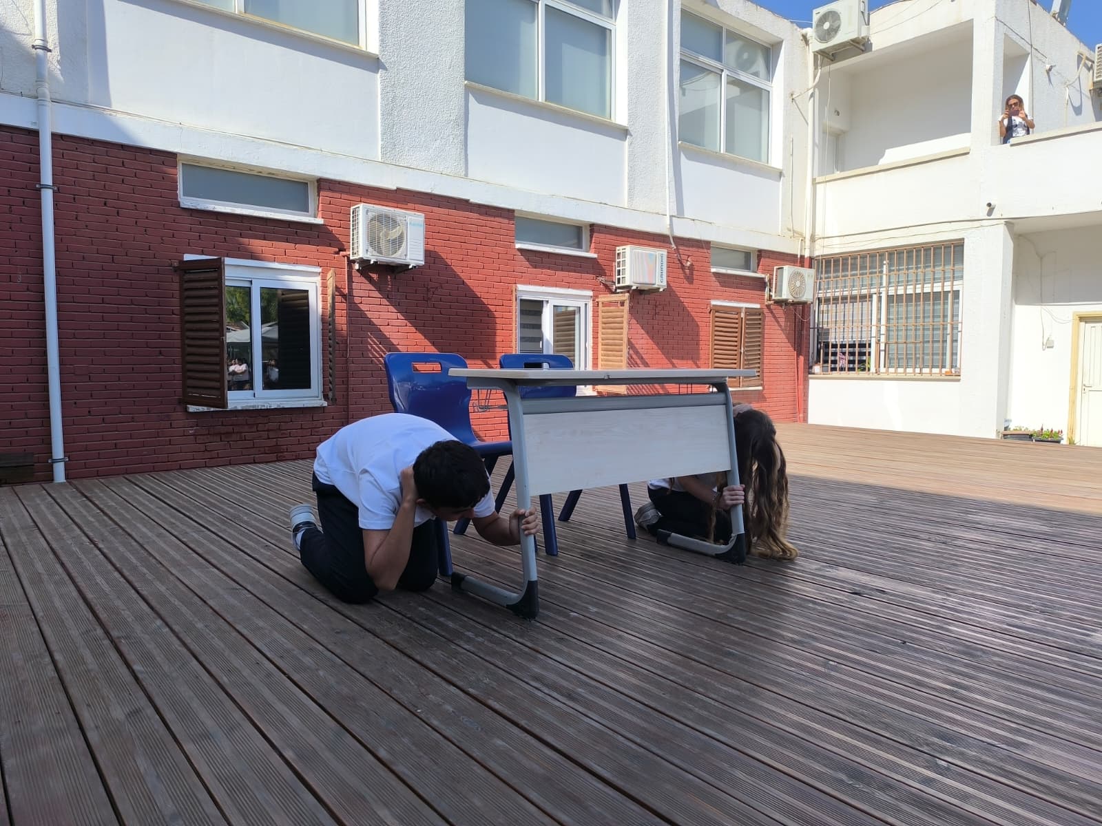 20 Temmuz Fen Lisesi’nde deprem tatbikatı...