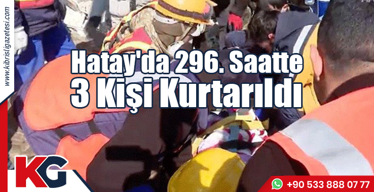 3 Kişi Sağ Olarak Kurtarıldı