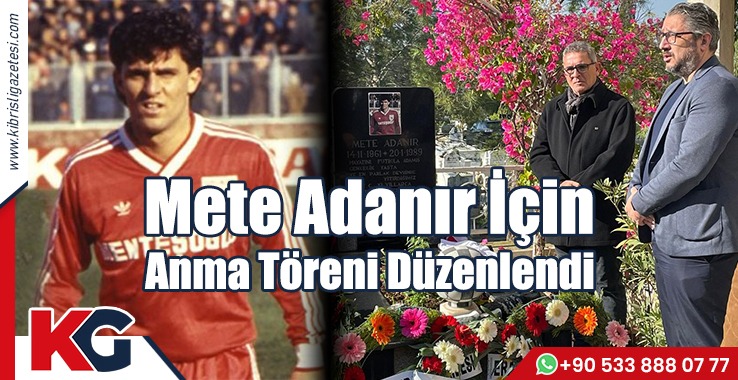 Mete Adanır İçin Anma Töreni Düzenlendi