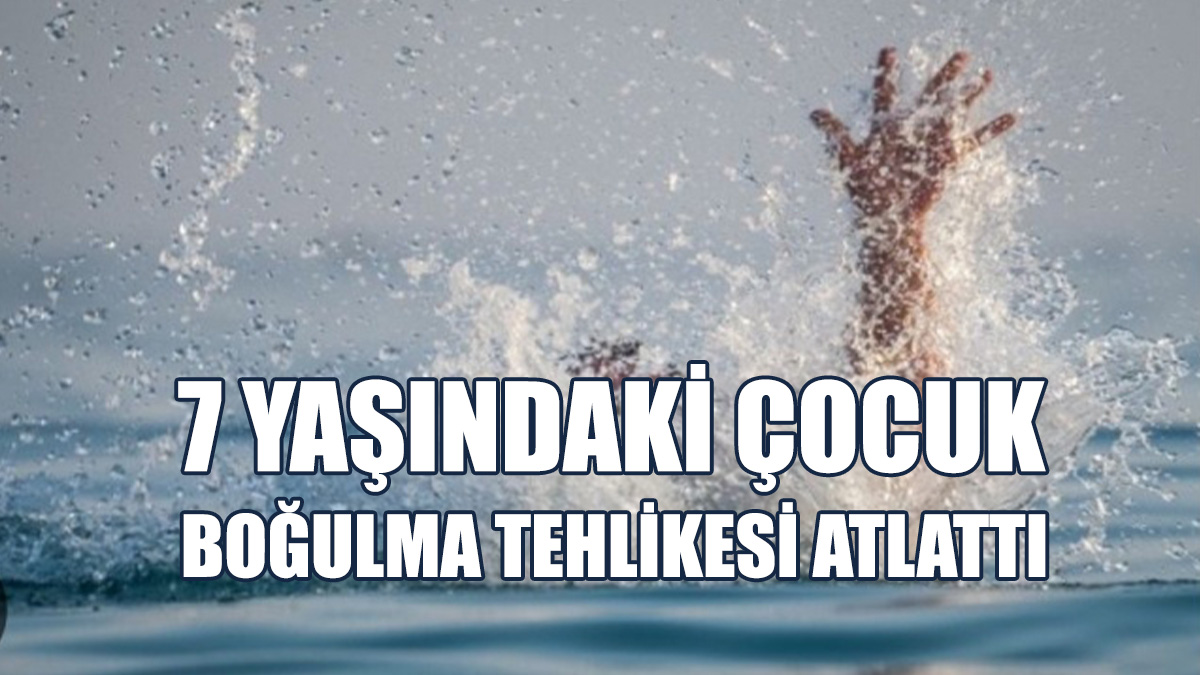 Bafra'da Bir Çocuk Boğulma Tehlikesi Atlattı