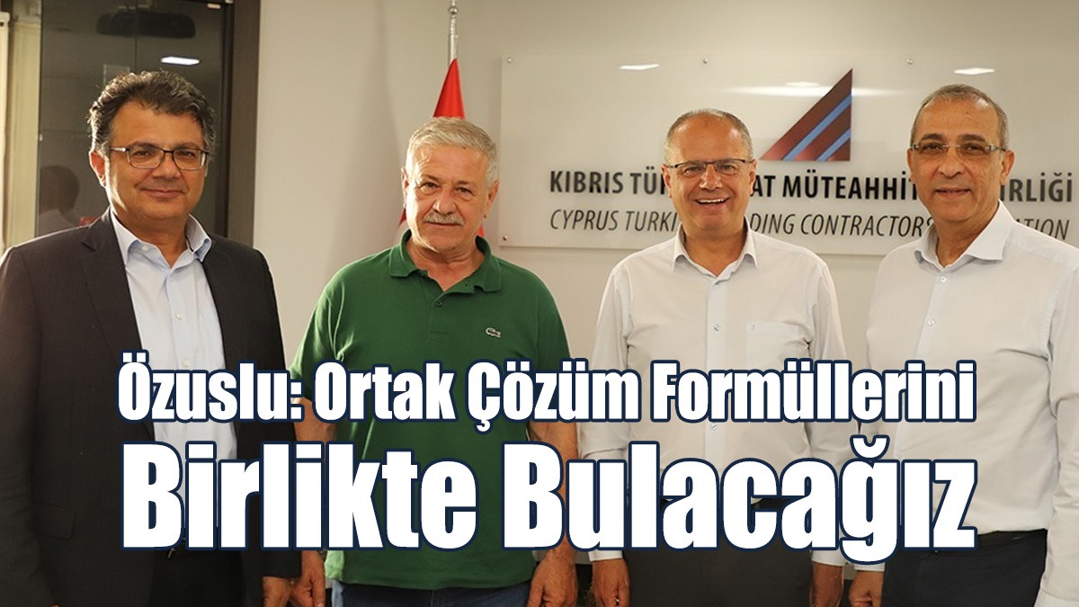 Özuslu: Ortak Çözüm Formüllerini Birlikte Bulacağız