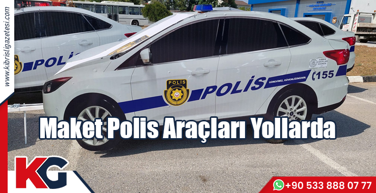 Maket Polis Araçları Yollarda