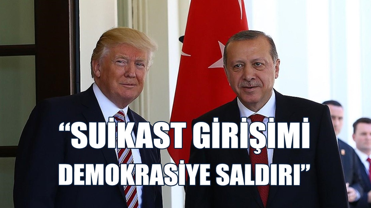 Erdoğan, Trump’la Görüştü