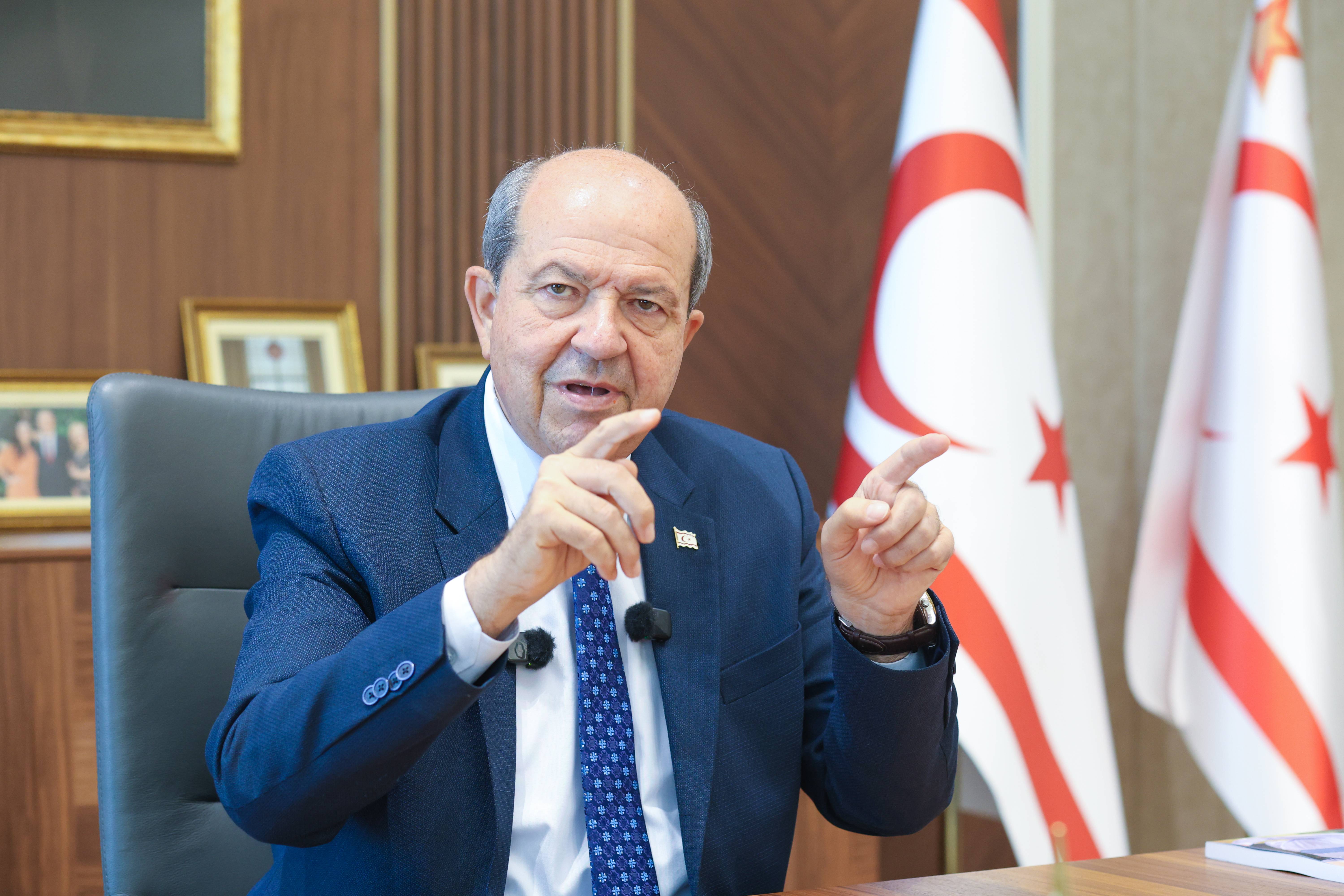 Tatar: Rum yönetiminin oynadığı tehlikeli oyundan Rum halkı da rahatsızdır
