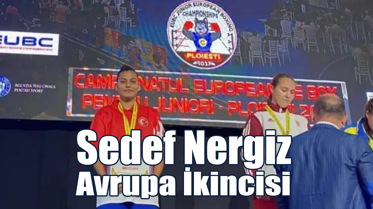 Sedef Nergiz Avrupa İkincisi oldu