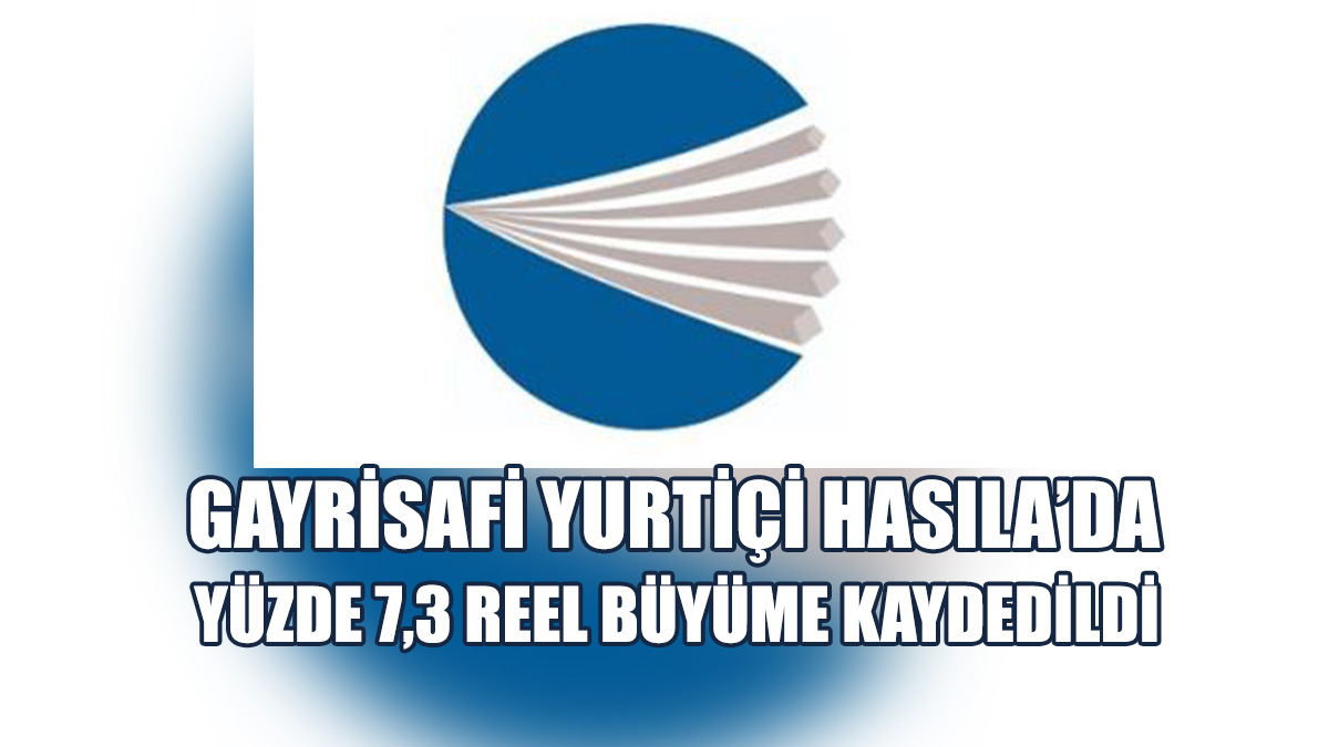 Kişi Başına Gayrisafi Milli Hasıla 14 Bin 599 ABD Doları Olarak Gerçekleşti