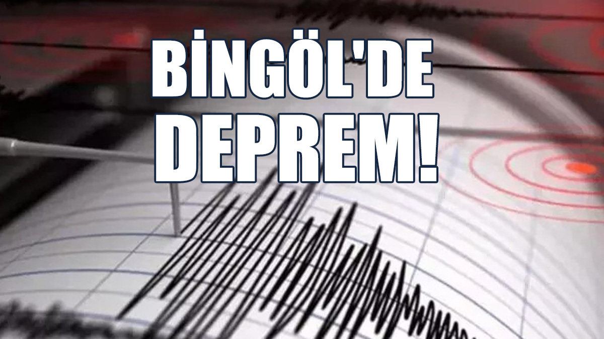 Bingöl'de 4 Büyüklüğünde Deprem!