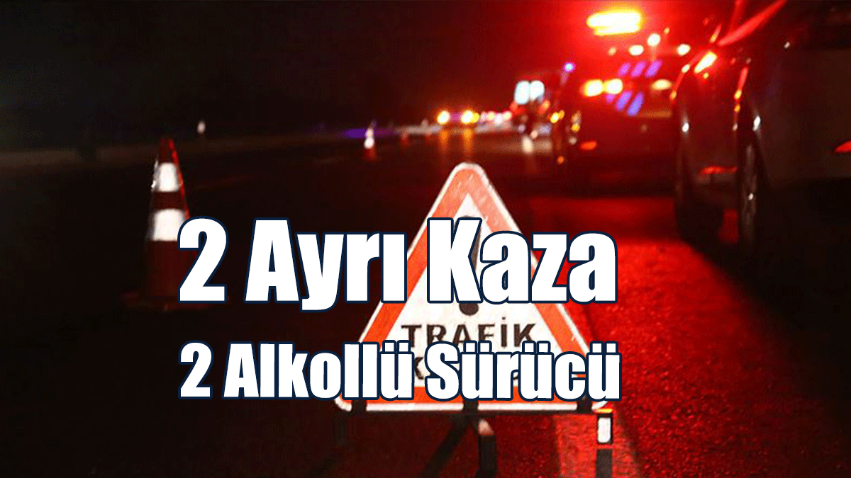 Biri 338, Diğeri 101 Promil Alkollü Çıktı