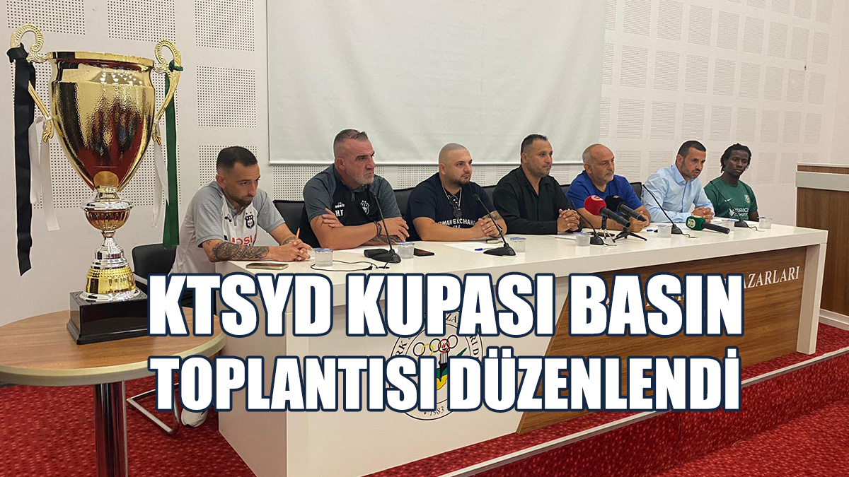 37. KTSYD Kupası Maçı, Cumartesi Günü Oynanacak